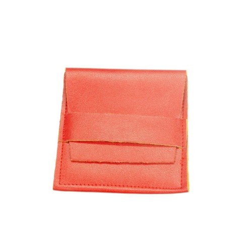 LETTERINA PELLE  CM8X8 ROSSO